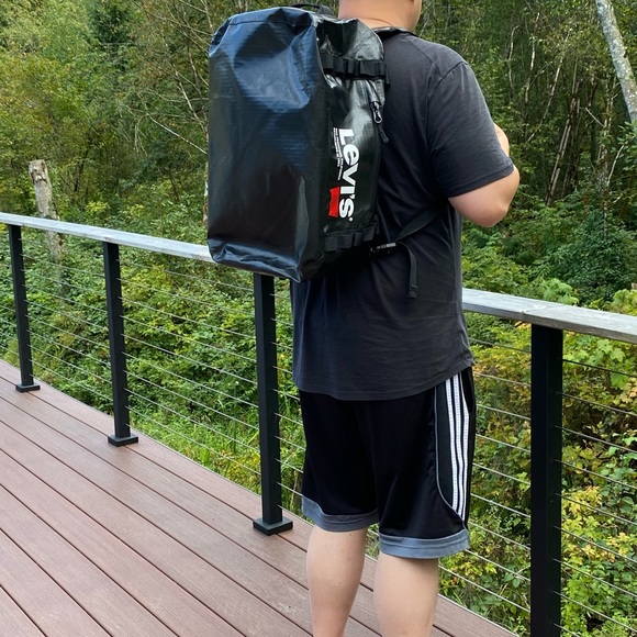 Levi’s Black Duffle/Backpack/Weekender bag Levis - Picture 9 of 9